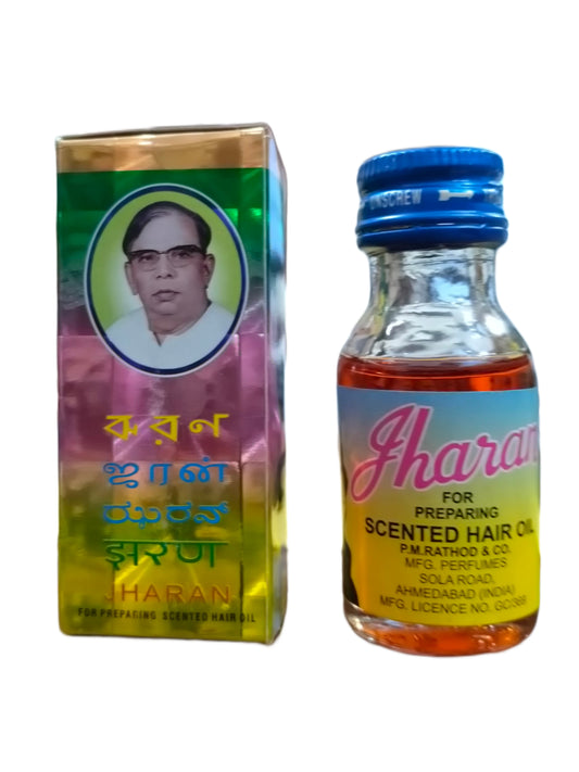 PM Rathod & Co. Jharan Hair Fall oil | For Preparing Scented Hair Oil| Premature Hair Greying | Hair Fall Control 20ml