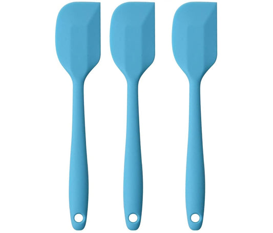 Large Spatula Non-Stick Silicon Spatula Set for Cooking & Baking, (Set of 3) Medlelo