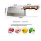 Japanese Chef's Knife with Chopper Wood Handle, Stainless Steel Blade, (Big Size) MedLelo Kitchenware