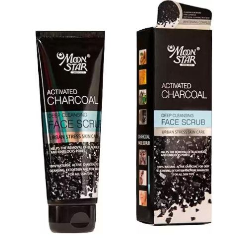 Moonstar Acivated Charcoal Face Scrub Moonstar