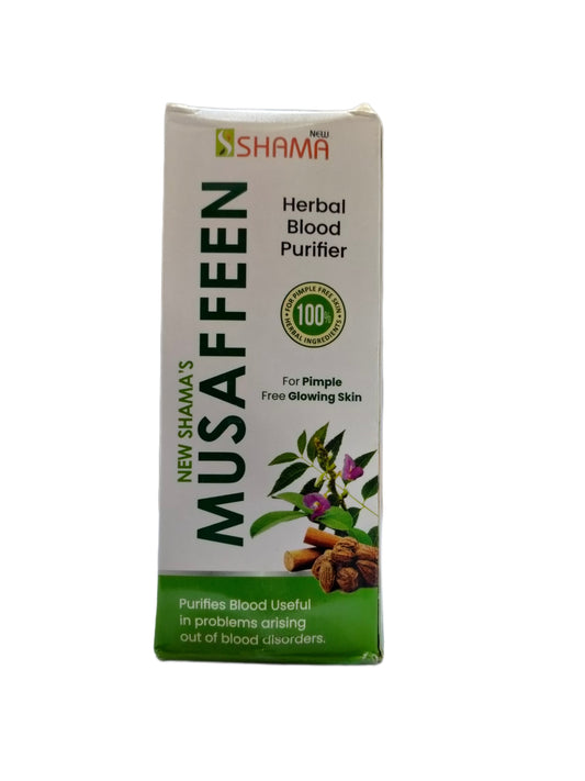 New Shama Musaffeen Syrup (Blood Purifier) for Skin old name Khoon Seer New Shama