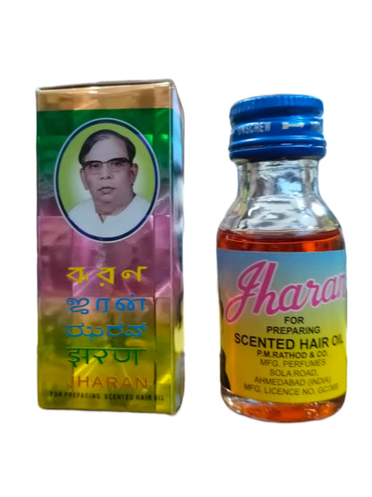 PM Rathod & Co. Jharan Hair Fall oil | For Preparing Scented Hair Oil| Premature Hair Greying | Hair Fall Control 20ml