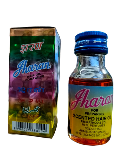 PM Rathod & Co. Jharan Hair Fall oil | For Preparing Scented Hair Oil| Premature Hair Greying | Hair Fall Control 20ml