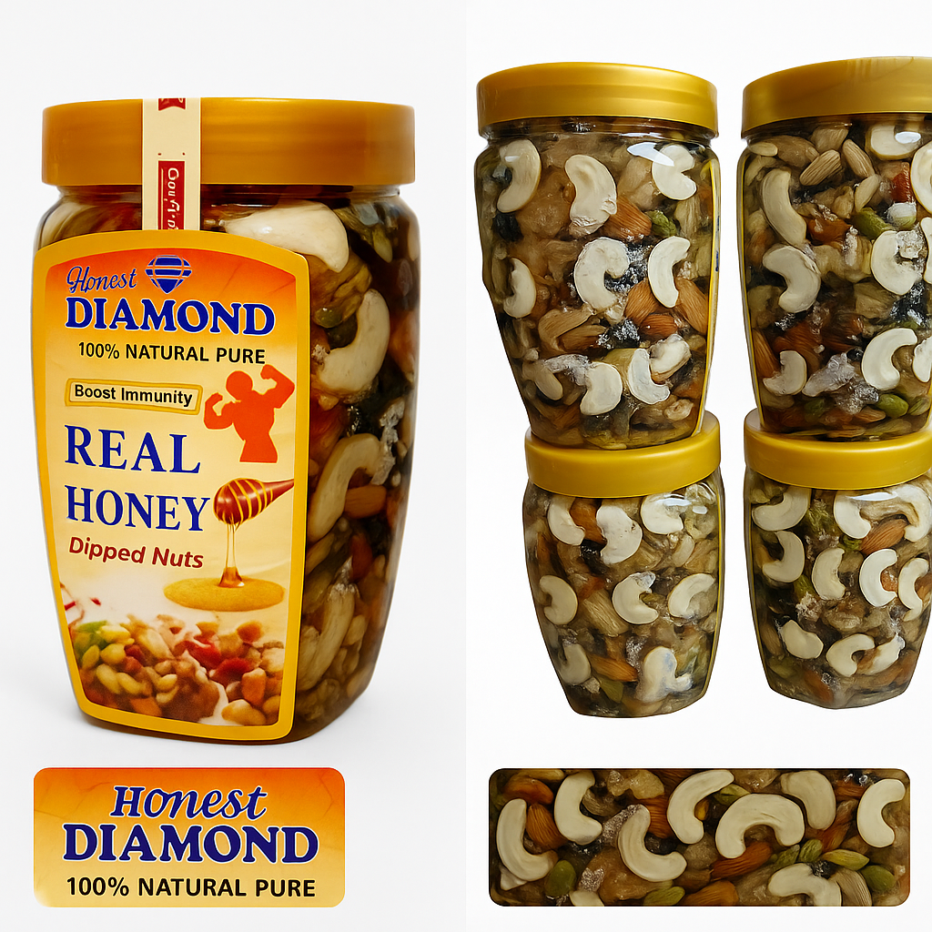 Near by Honest Diamond Dipped Nuts Honey Medlelo