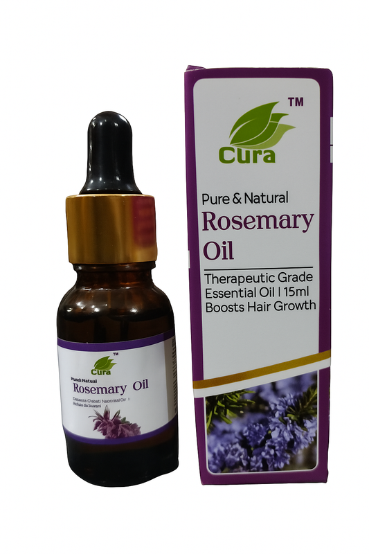 Cura Rosemary Oil | Boosts Hair Growth | Therapeutic Grade Essential Oil Cura
