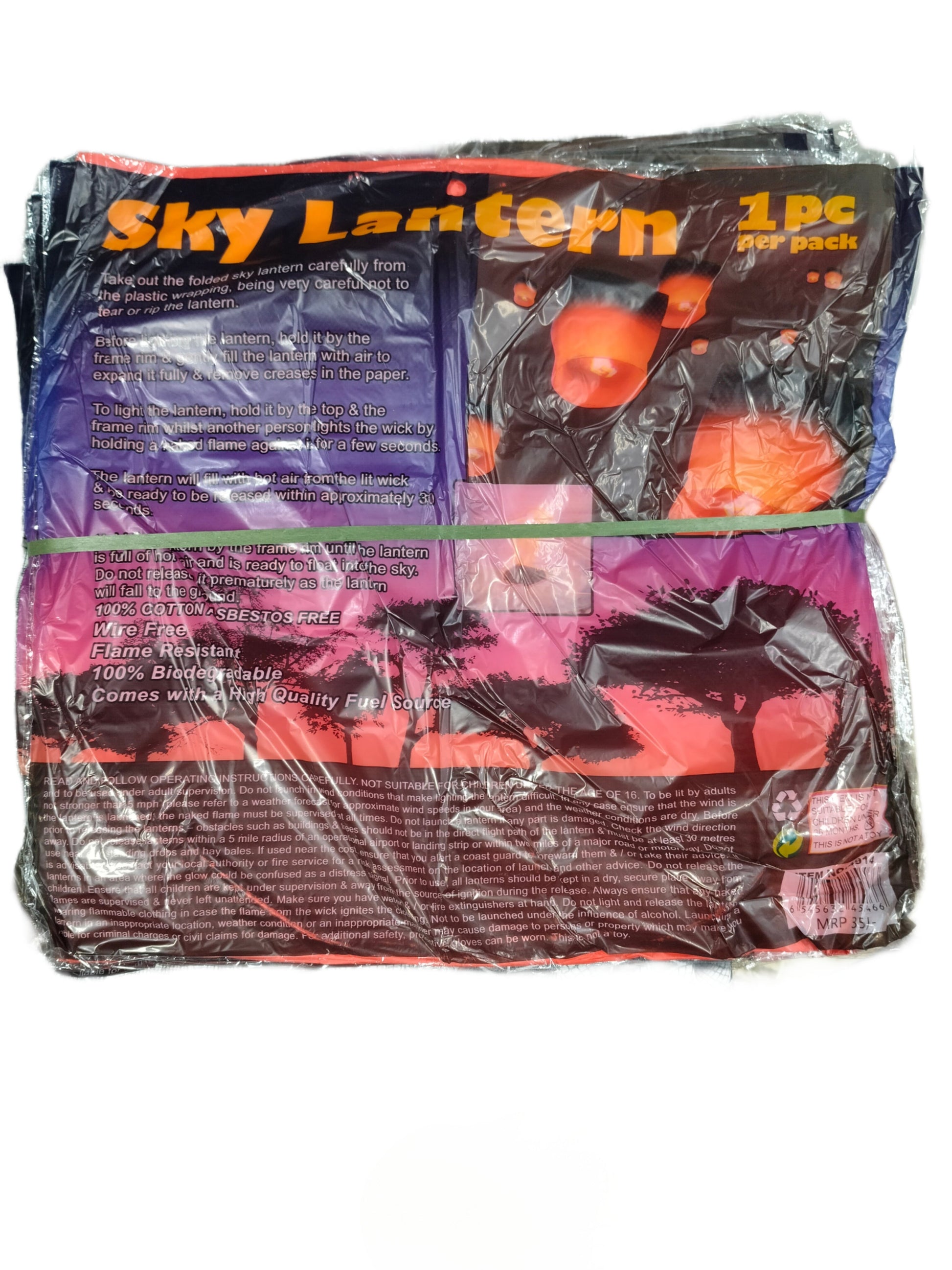 Nearby Premium Quality Sky Lantern | Candle Kite | Independence Day Celebration (Pack of 10) Touch the sky Medlelo