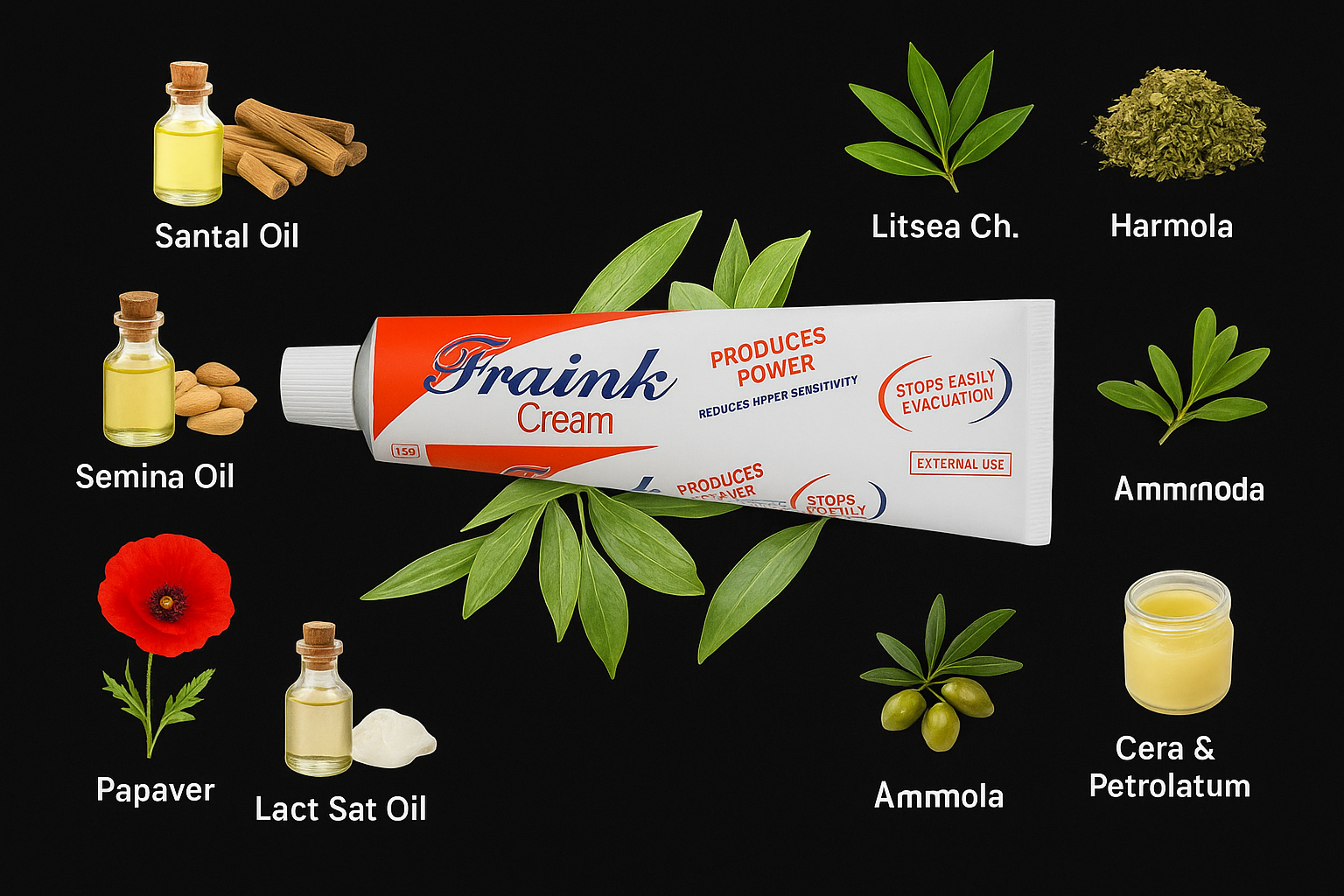 Fraink Delay Cream for Men | Lessens Sensitivity Fraink