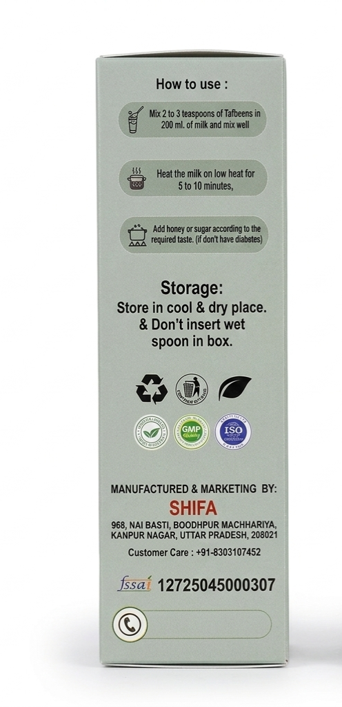 Ajwa Talbeena Instant Kheer for Breakfast with Kaju, Badam, Pista and Sesame seeds (Till) | Good for Calcium Medlelo