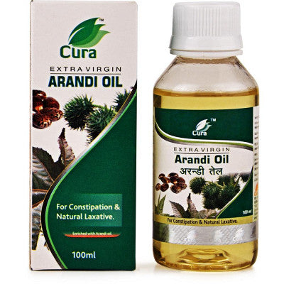 Cura Arandi Oil - Natural Laxative for Improved Bowel Movement and Healthy Skin and Hair, available on medlelo.com