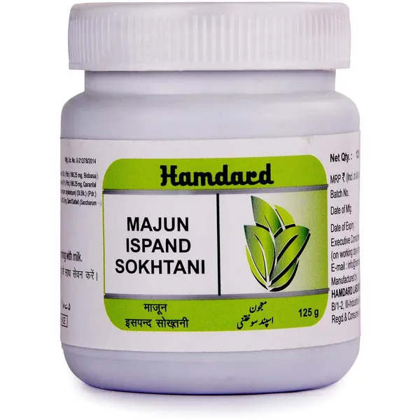 Majun Ispan sokhtani is a traditional herbal supplement used to support male sexual health and performance, made with ingredients such as Lepidium sativum, Myristica fragrans, and Sesamum indicium. Shop Now on medlelo.com