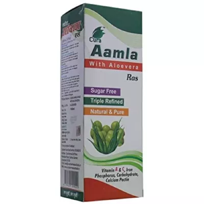 Cura Aamla Aloevera, natural skin and hair care product, available on Medlelo.com